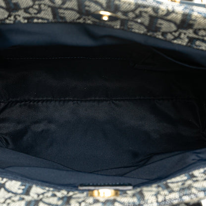 Dior Leather Canvas Tote Bag Rovelle Bags