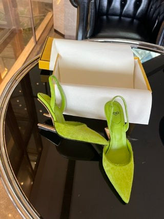 Fendi First Heel Slingbacks