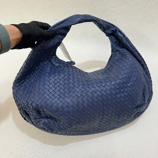 Bottega Veneta Belly Hobo Intrecciato Navy Large 47cm