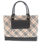 BURBERRY Handbag leather beige Nova Check Women