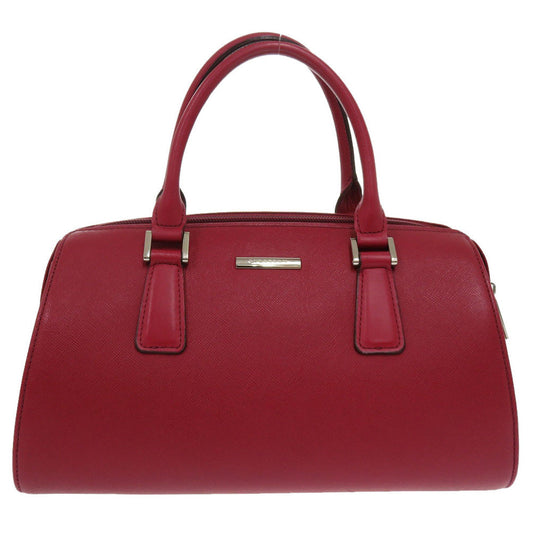 BURBERRY Handbag leather Red Nova Check Women