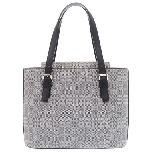 BURBERRY Handbag Canvas, Leather gray Women