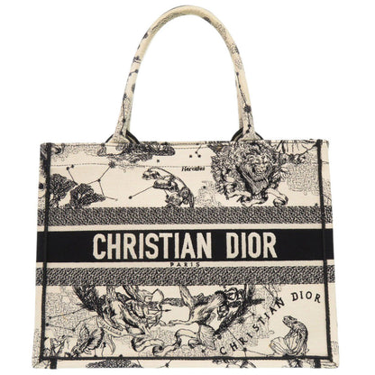 Christian Dior Tote Bag M1296ZRHZ-M06E canvas white Book Tote Medium Women Rovelle Bags