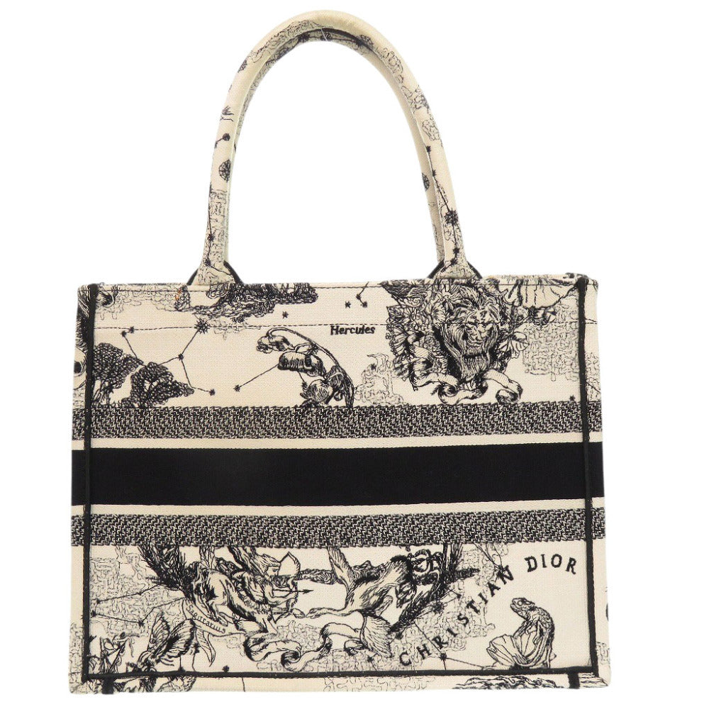 Christian Dior Tote Bag M1296ZRHZ-M06E canvas white Book Tote Medium Women Rovelle Bags