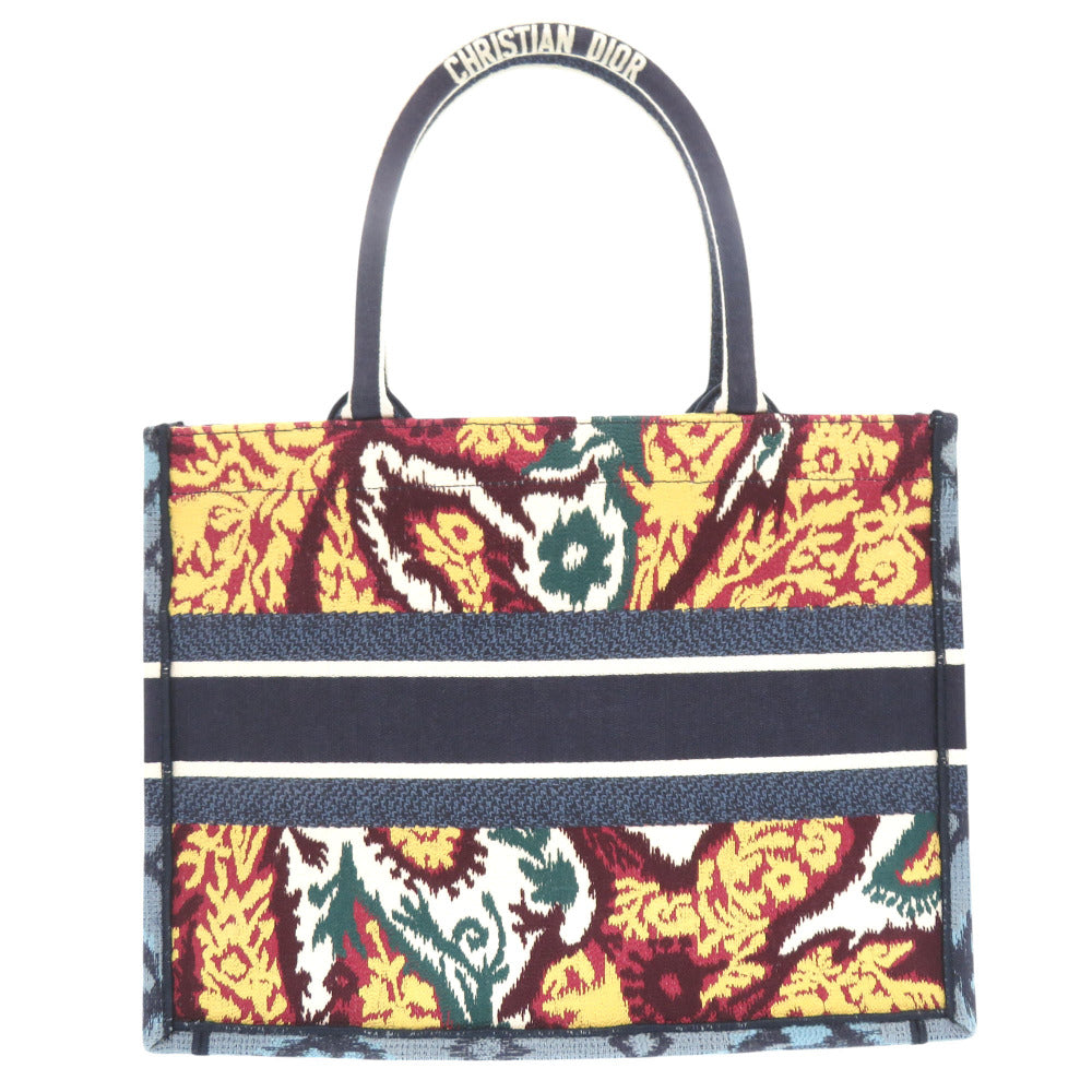 Christian Dior Tote Bag canvas blue Lady Dior Medium Book Tote Women Rovelle Bags