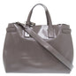 BURBERRY Shoulder Bag enamel gray 2WAY Soft Banner Women