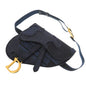 Christian Dior Waist bag canvas Navy Saddle bag Women Rovelle Bags