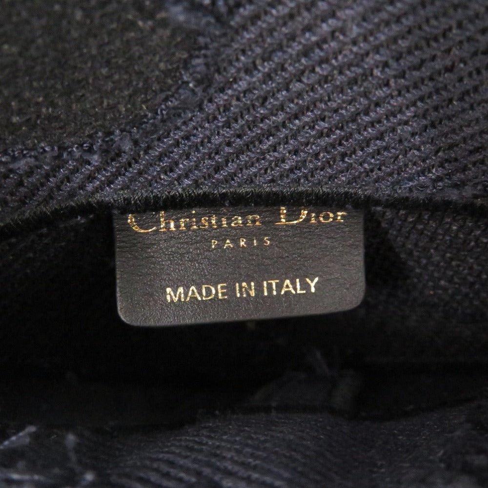 Christian Dior Waist bag canvas Navy Saddle bag Women Rovelle Bags