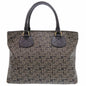 CELINE Handbag PVC, Leather Brown Monkey line Women