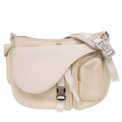 Christian Dior Shoulder Bag 1ADHO029USG Leather, Nylon white Sacai Collaboration Dior Sacai Saddle Soft Bag mens Rovelle Bags
