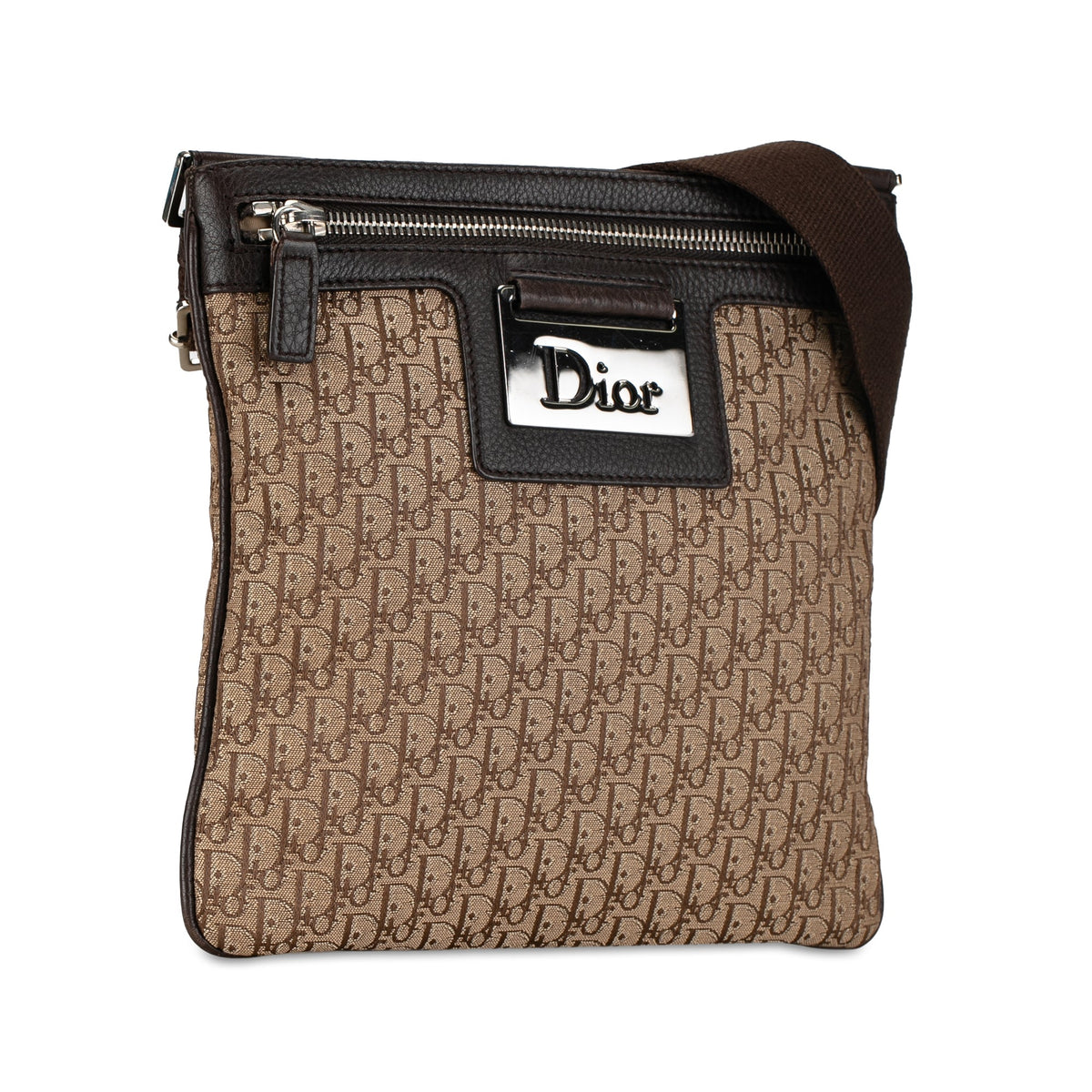 Dior Leather Canvas Crossbody Bag Rovelle Bags