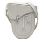 White Dior Oblique Calfskin Saddle Boxy Crossbody Rovelle Bags