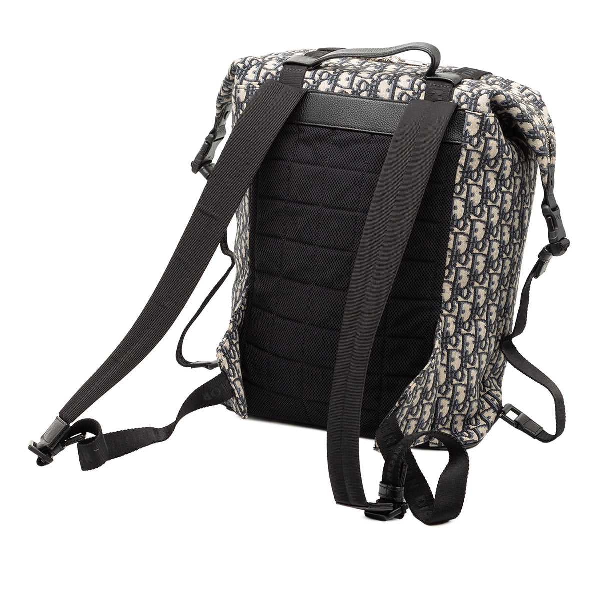Blue Dior Oblique Canvas Safari Backpack Rovelle Bags