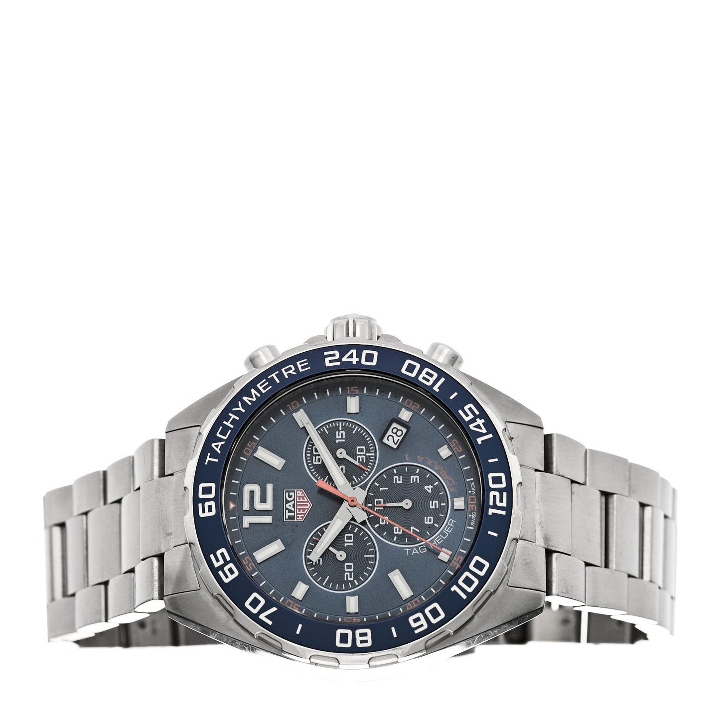 Stainless Steel 43mm Formula 1 Chronograph Quartz Watch Blue CAZ1014