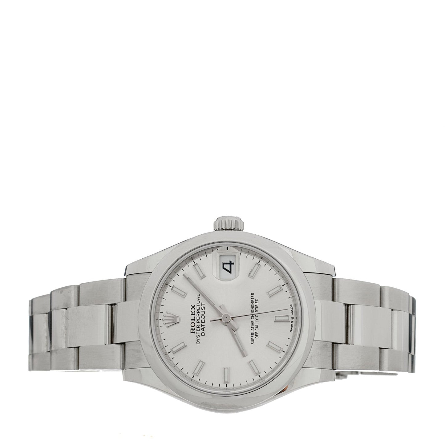 Stainless Steel 31mm Oyster Perpetual Datejust Watch Silver 278240