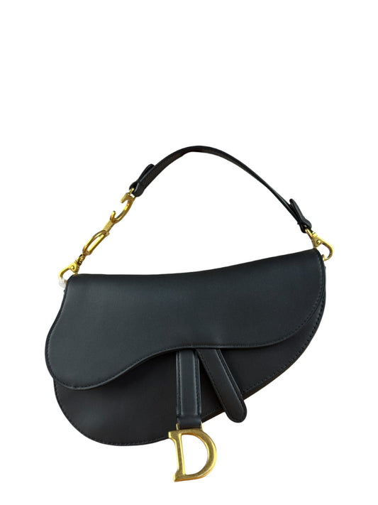 Christian Dior Black Mini Saddle Bag Rovelle Bags