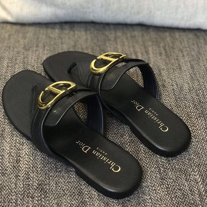 Christian Dior 30 Montaigne Flat Thong Sandals