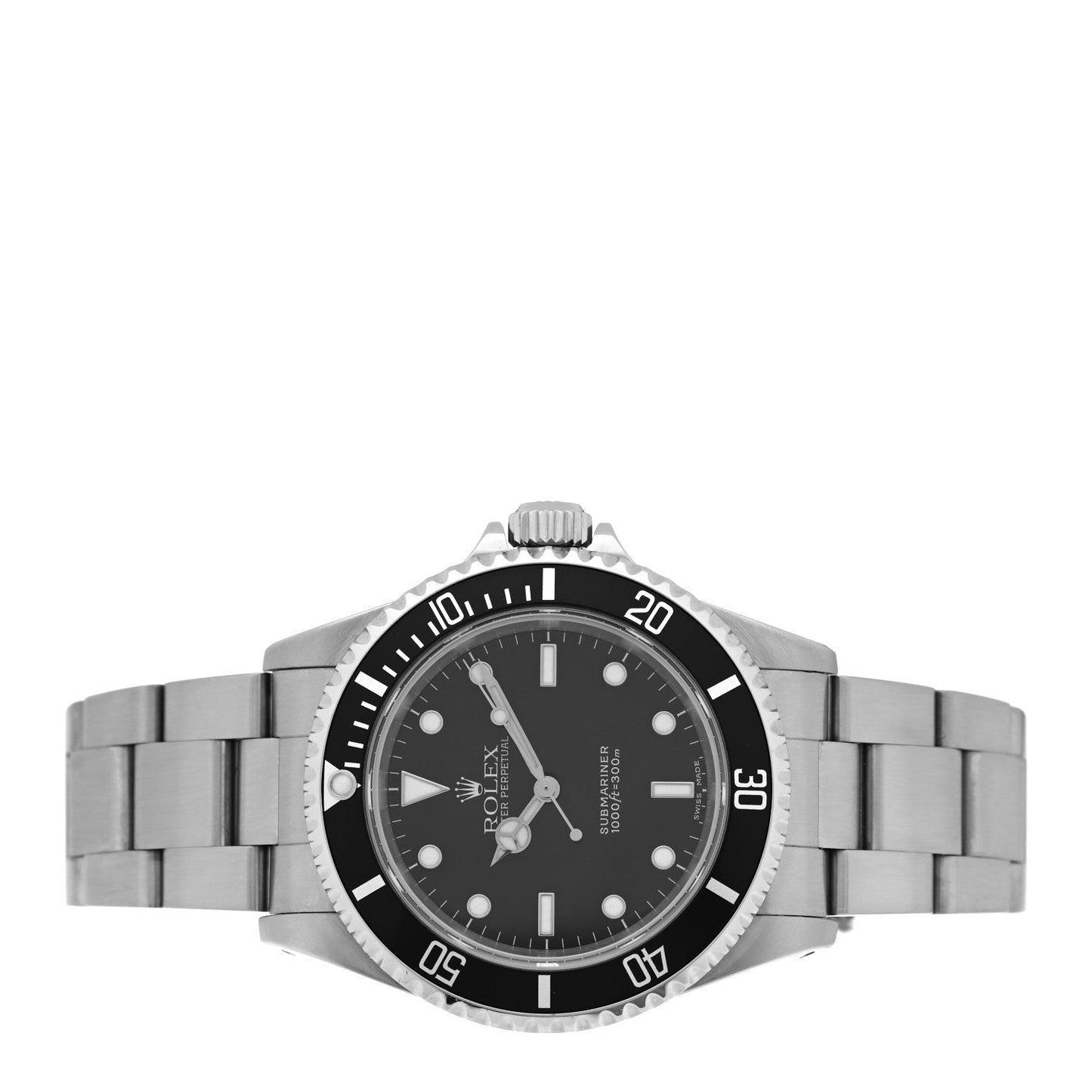 Stainless Steel 40mm Oyster Perpetual Submariner Watch Black 14060M