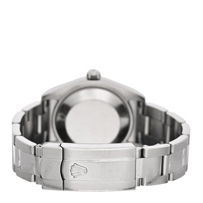 Stainless Steel 18K White Gold 31mm Oyster Perpetual Datejust Watch Black 178274