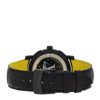 Stainless Steel Alligator 39mm Escale Time Zone Automatic Watch Grey
