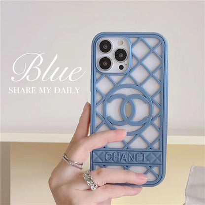 Fashion hollow out heat dissipation phone case for iphone