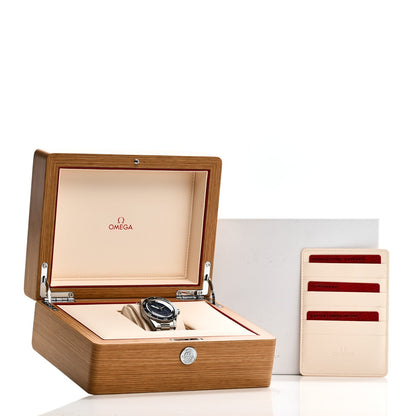 Stainless Steel 41mm Seamaster 300M Co-Axial Master Chronometer Automatic Watch Blue 234.30.41.21.03.001