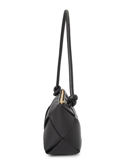 Luxury Bottega Veneta Cassette Mini Shoulder Bag Black