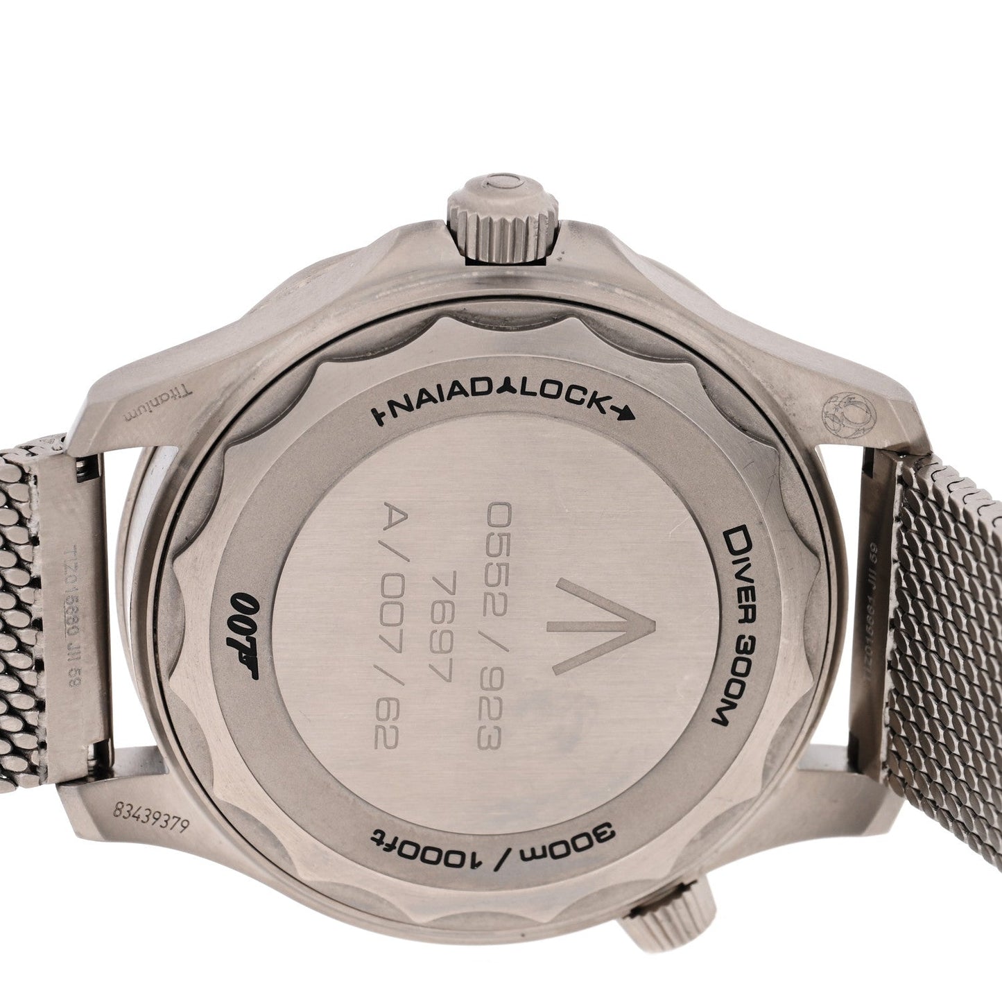Titanium 42mm Seamaster Diver 300M 007 Automatic Watch Black 210.90.42.20.01.001