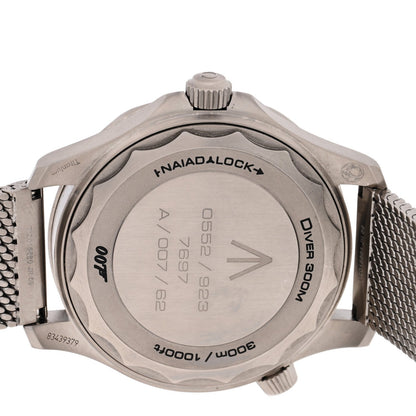 Titanium 42mm Seamaster Diver 300M 007 Automatic Watch Black 210.90.42.20.01.001