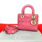 Dior Shoulder Bag lambskin pink My Lady Dior Women Rovelle Bags