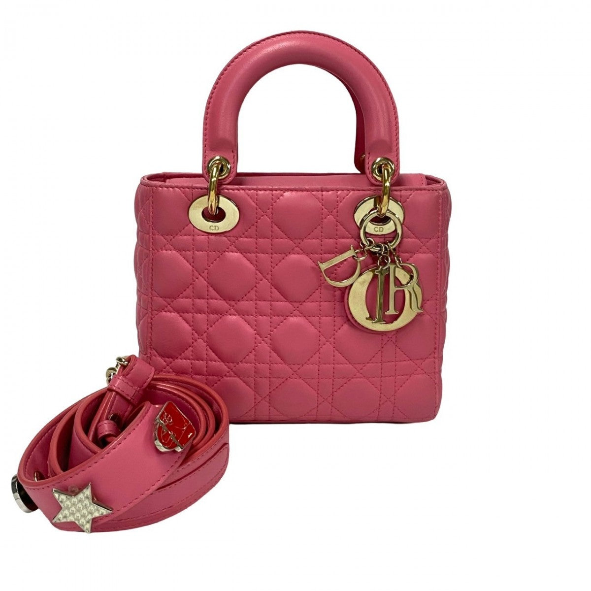 Dior Shoulder Bag lambskin pink My Lady Dior Women Rovelle Bags