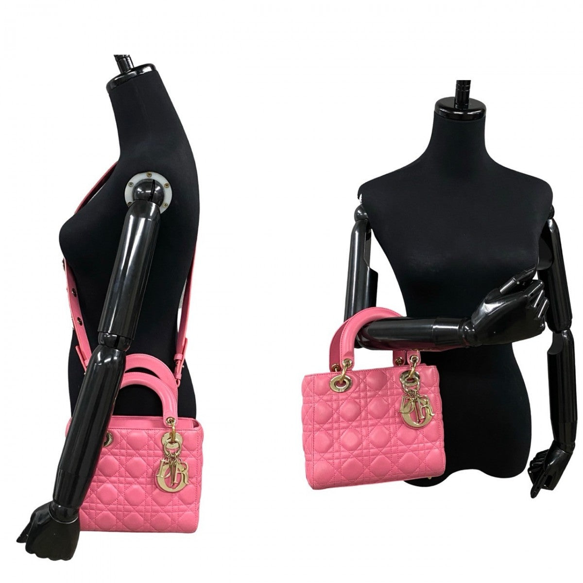 Dior Shoulder Bag lambskin pink My Lady Dior Women Rovelle Bags