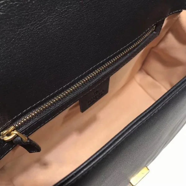 Gucci GG Marmont Top Handle Bag Black