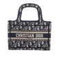 Christian Dior 2021 Blue Canvas Oblique Mini Book Tote Rovelle Bags