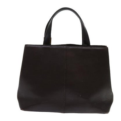 Burberry Auth Leather Brown Handbag Style 2