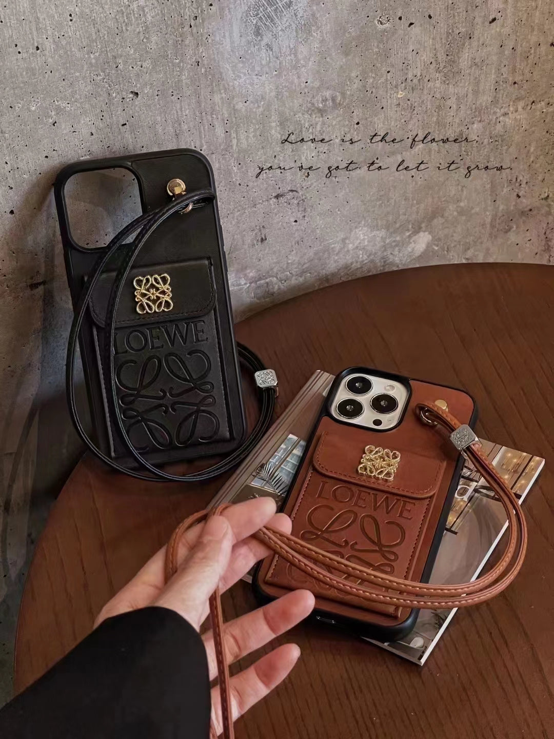 Luxury  Leather card  phone case for iphone