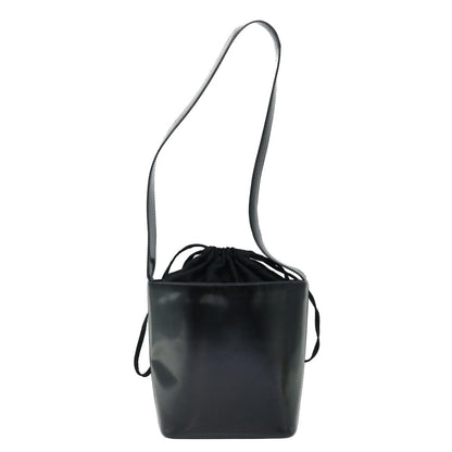 Luxury CELINE Shoulder Bag Enamel Black 70828