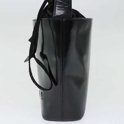 Luxury CELINE Shoulder Bag Enamel Black 70828