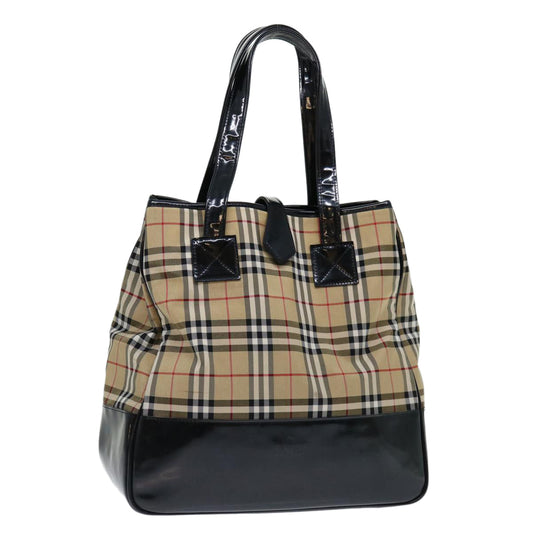 Burberry BURBERRYSs Nova Canvas Black Tote Bag