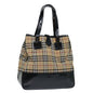 Burberry BURBERRYSs Nova Canvas Black Tote Bag