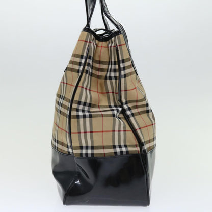 Burberry BURBERRYSs Nova Canvas Black Tote Bag