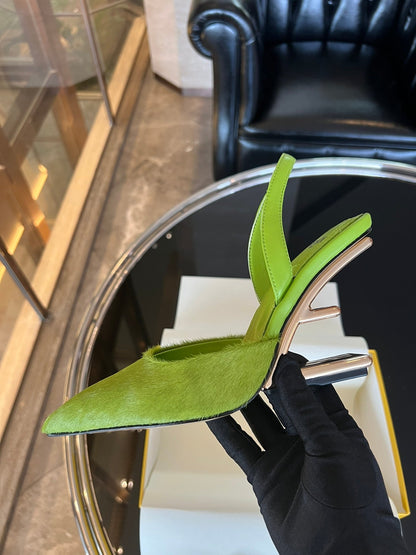 Fendi First Heel Slingbacks
