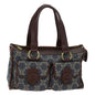 Luxury CELINE Macadam Canvas Hand Bag Blue 71539