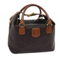 Luxury CELINE Macadam Canvas Hand Bag PVC Brown 71883