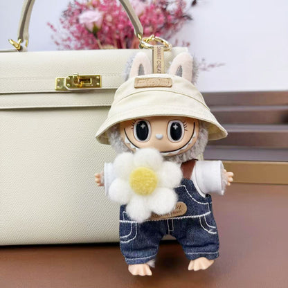 [Baby + Baby Clothing] Rab Clothing Bag Pendant Cute Vinyl DIY Doll Doll Keychain Pendant Gift