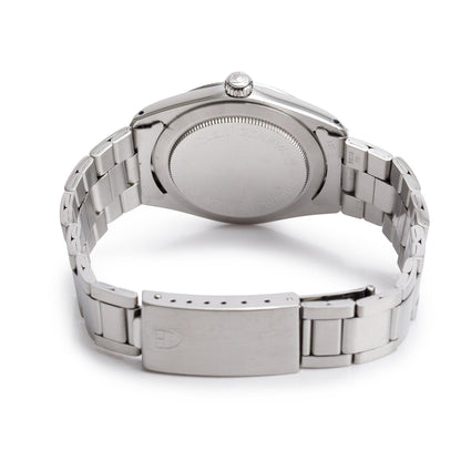 Tudor Vintage Stainless Steel Oyster Prince 34 MM Automatic Watch Silver Dial 90220