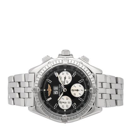 Stainless Steel 44mm Crosswind Automatic Watch Black A44355