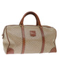 Luxury CELINE Macadam Canvas Boston Bag Beige 72470