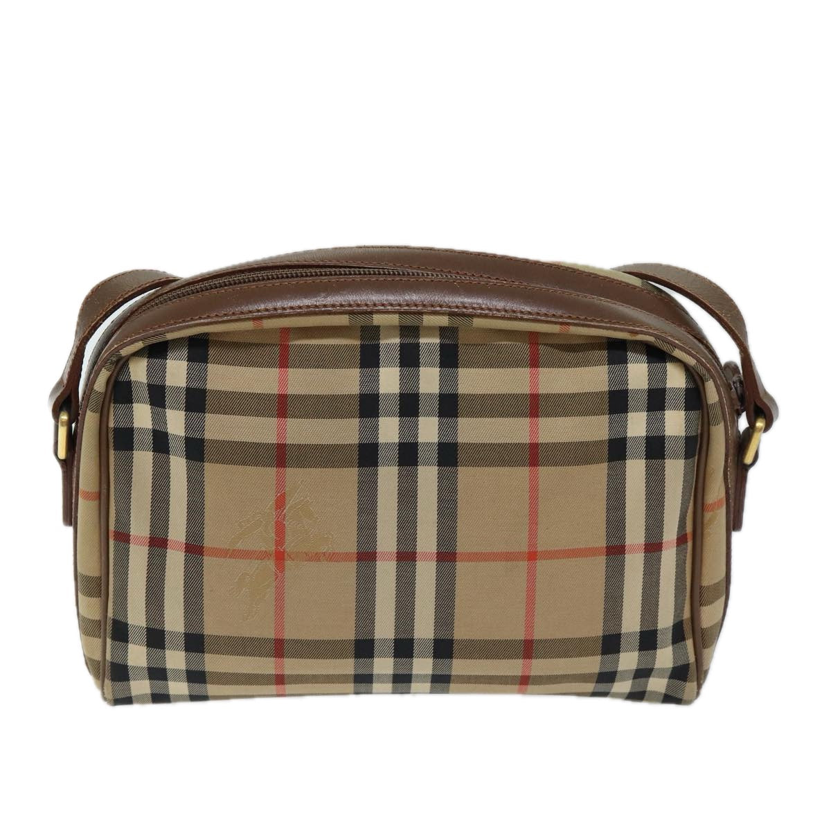 Burberry Nova Auth Canvas Beige Shoulder Bag Style 2