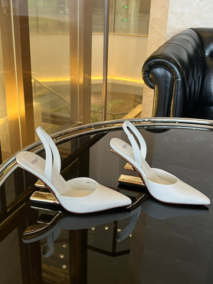 Fendi First Heel Slingbacks